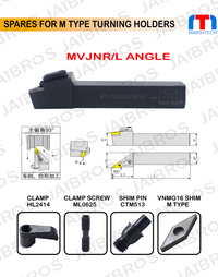 Thumbnail for Turning Holder MVJNL/R 2525 M16 pack of 1