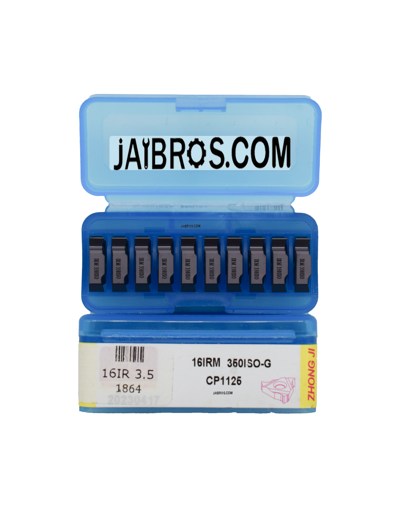 16 ER/IR 350ISO External/Internal Threading CRM carbide Insert pack of 10