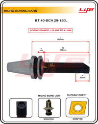 Thumbnail for Micro Boring Bars Bca 29-38mm