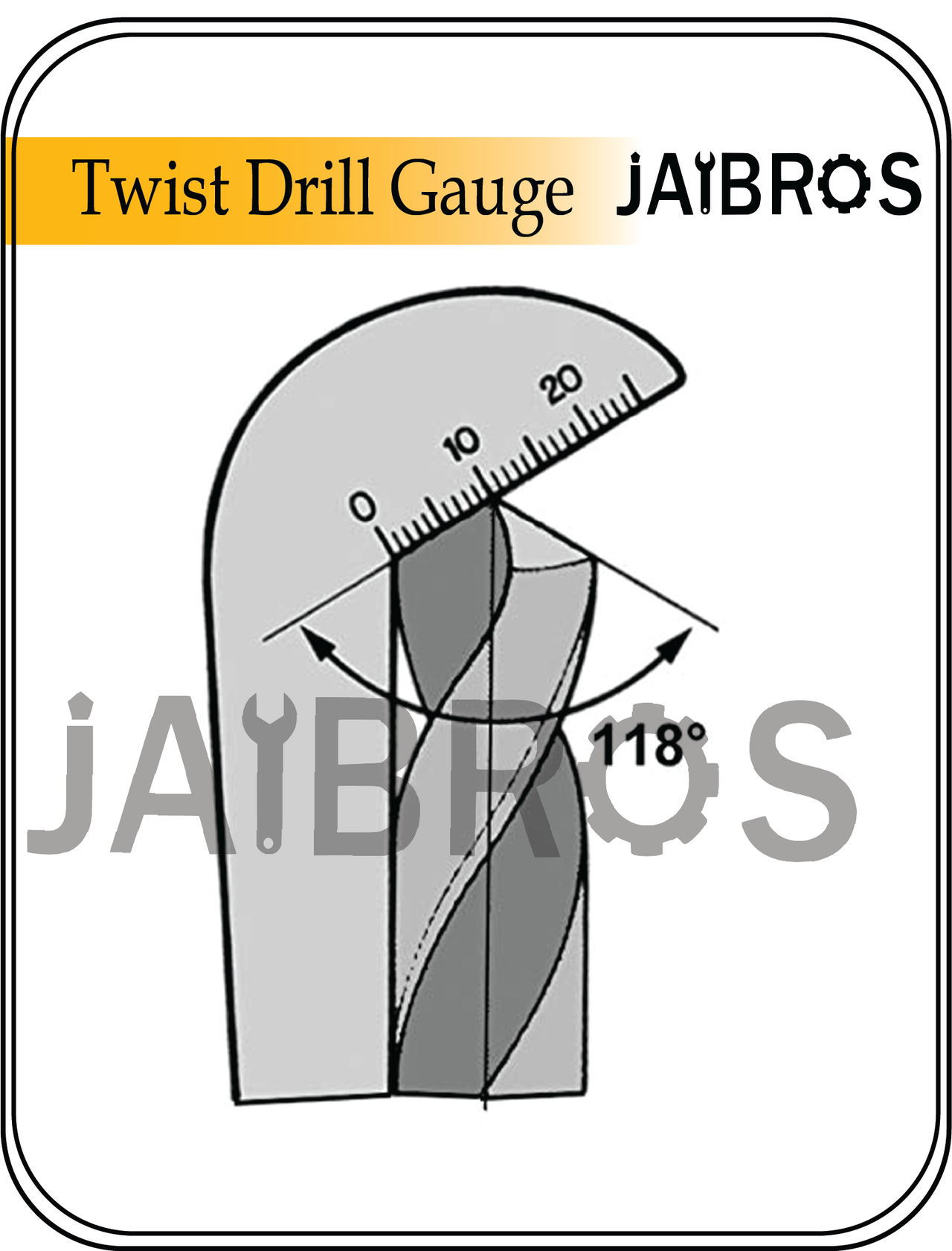 twist drill gauge