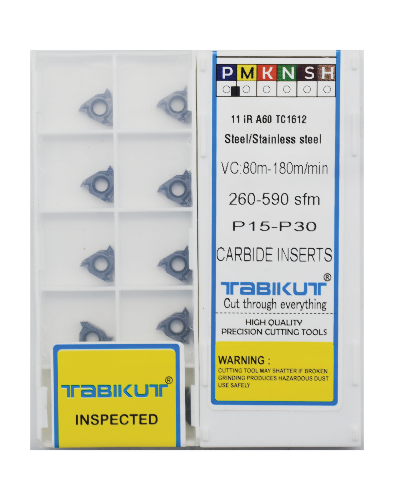 11IR A60 ISO Internal Threading Tabikut Carbide Insert  pack of 10