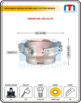 Indexable modular milling cutters