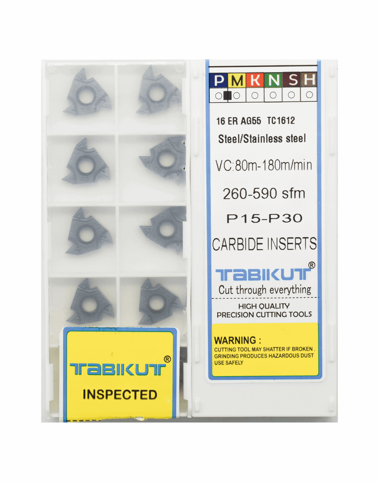 16ER/IR AG55 External/Internal Threading  Insert pack of 10