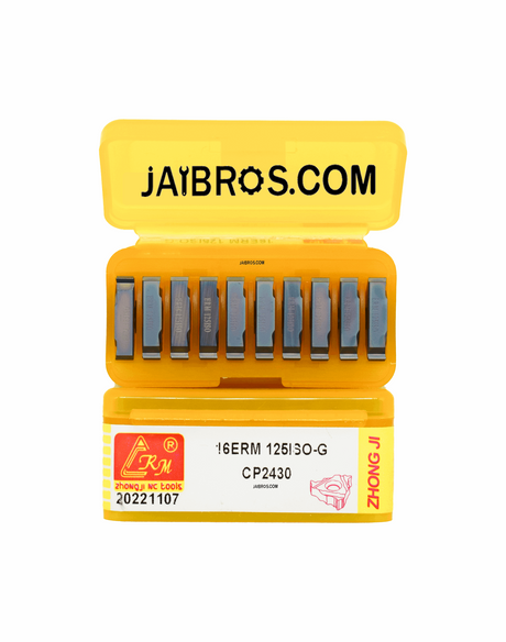 16 ER/IR 125ISO External/Internal Threading CRM carbide Insert pack of 10