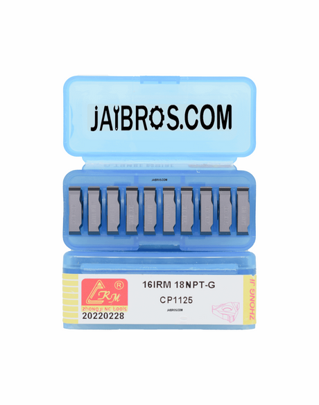 16 ER/IR 18NPT External/Internal Threading CRM carbide Insert pack of 10