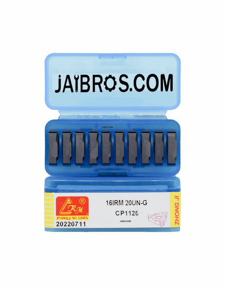 16 ER/IR 20UN External/Internal Threading CRM carbide Insert pack of 10