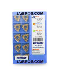 Thumbnail for Deskar WNMG080408 TM LF9018 steel and stainless steel grade insert pack of 10