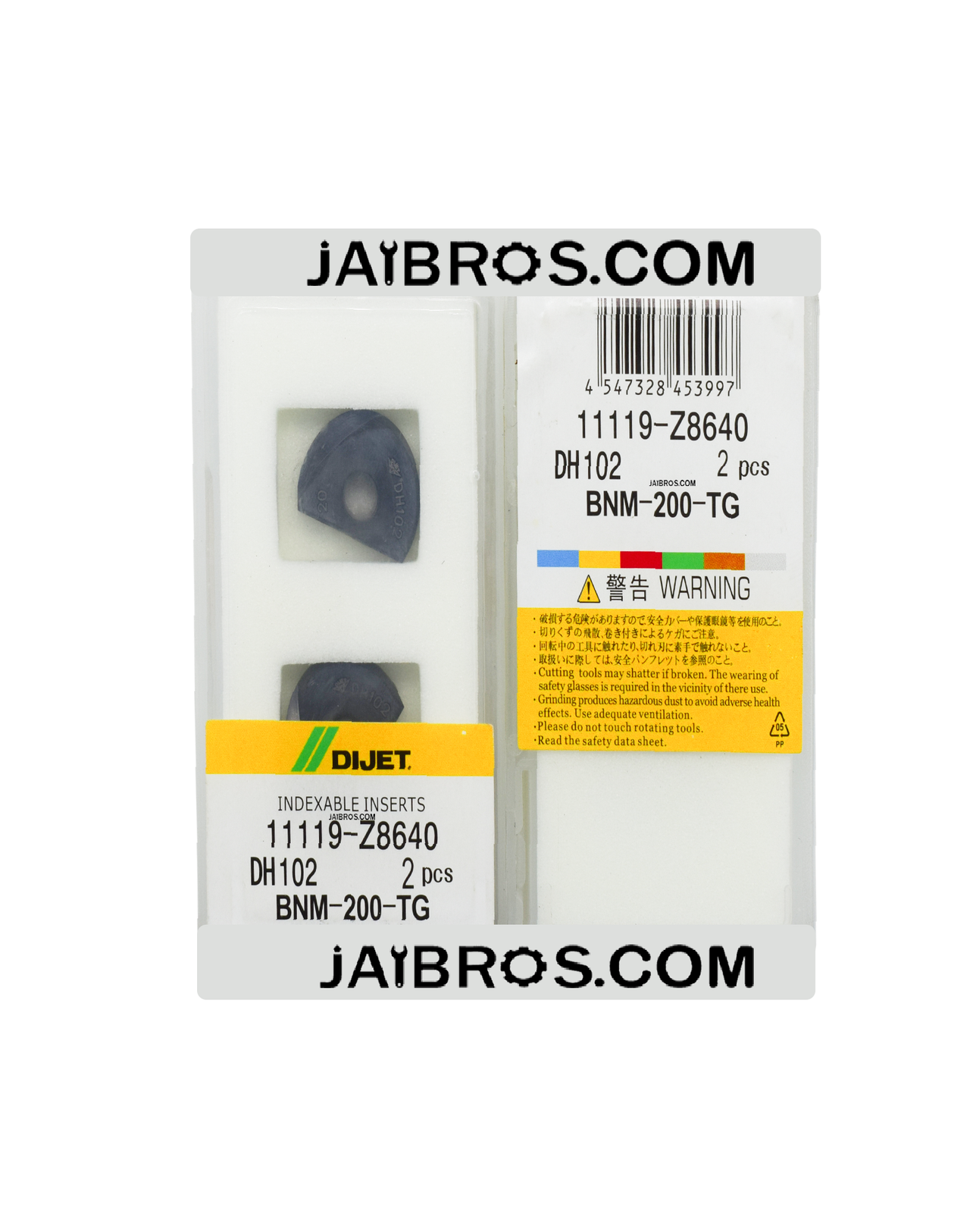 DH102 R10 Round ballnose insert 20 mm R10 pack of 2