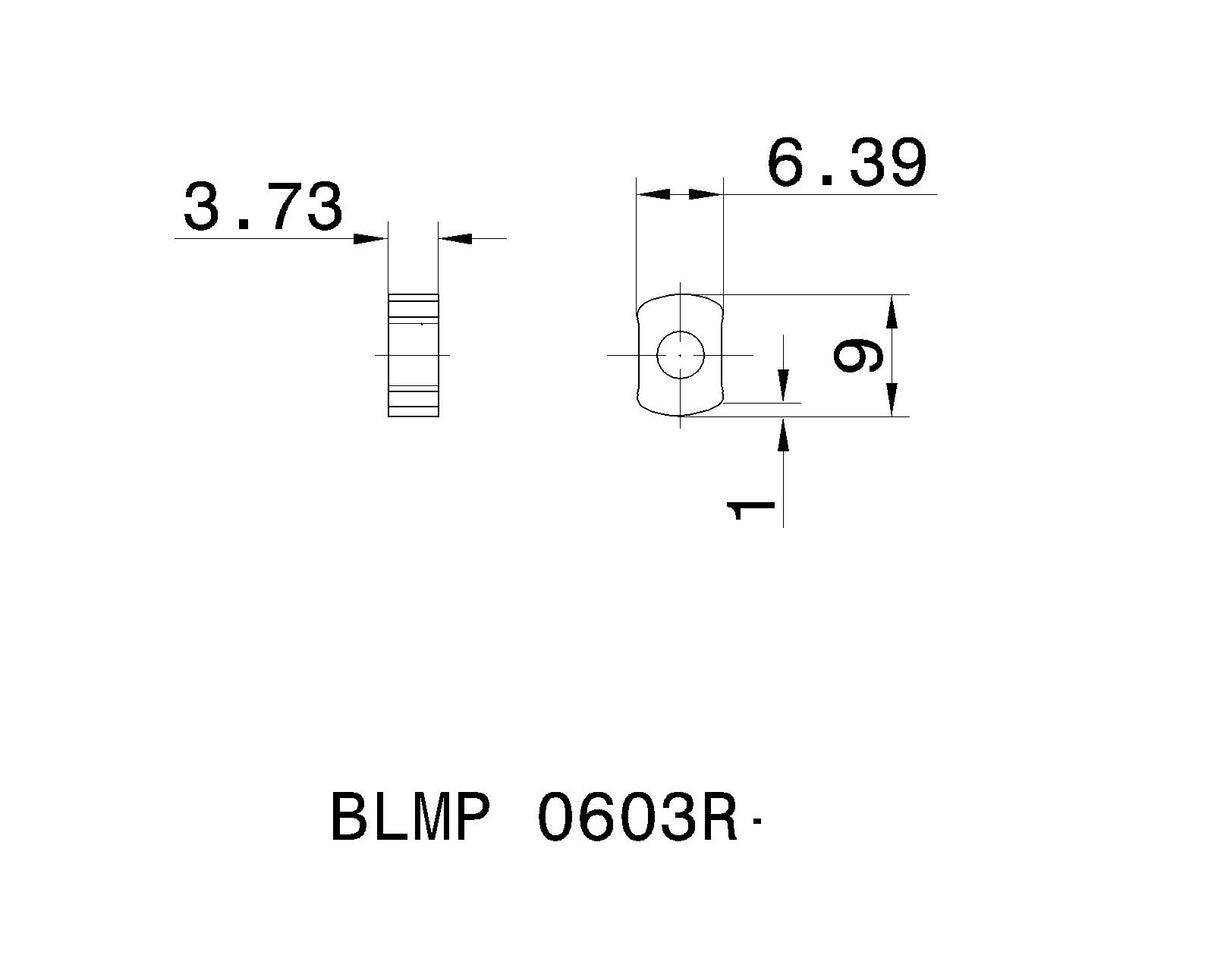 BLMP0603 carbide insert pack of 10