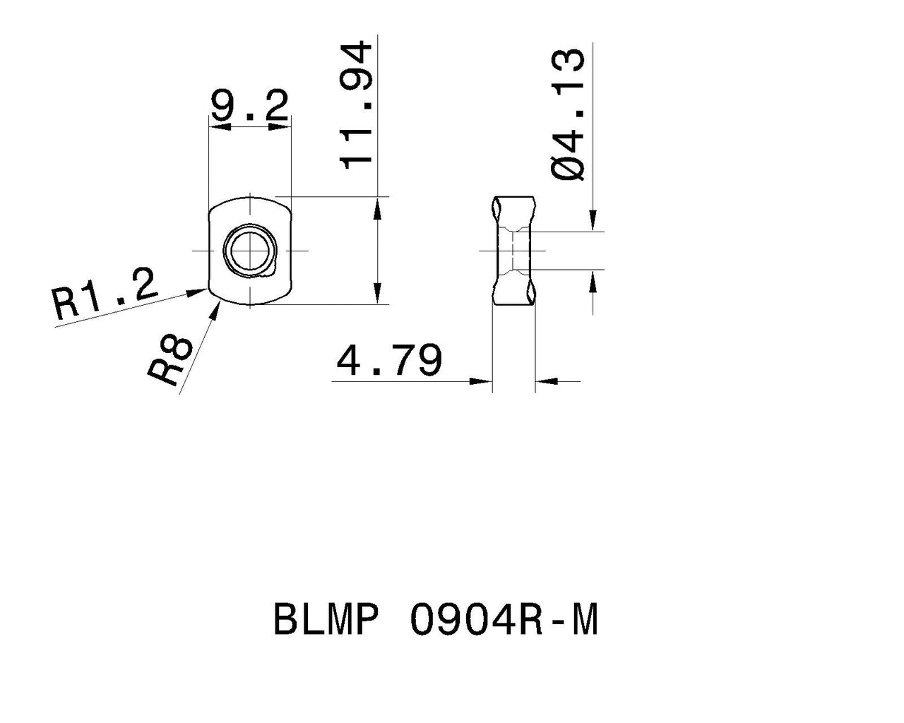 BLMP0904 carbide insert pack of 10