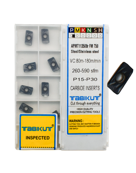 APMT1135 FM T50/T60 Grade Tabikut Make stainless steel grade pack of 10