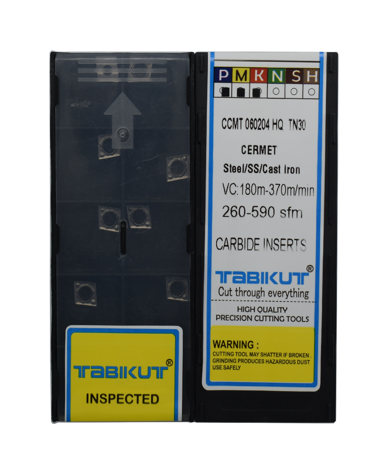 CCMT 060204 HQ TN30 Cermet insert pack of 10