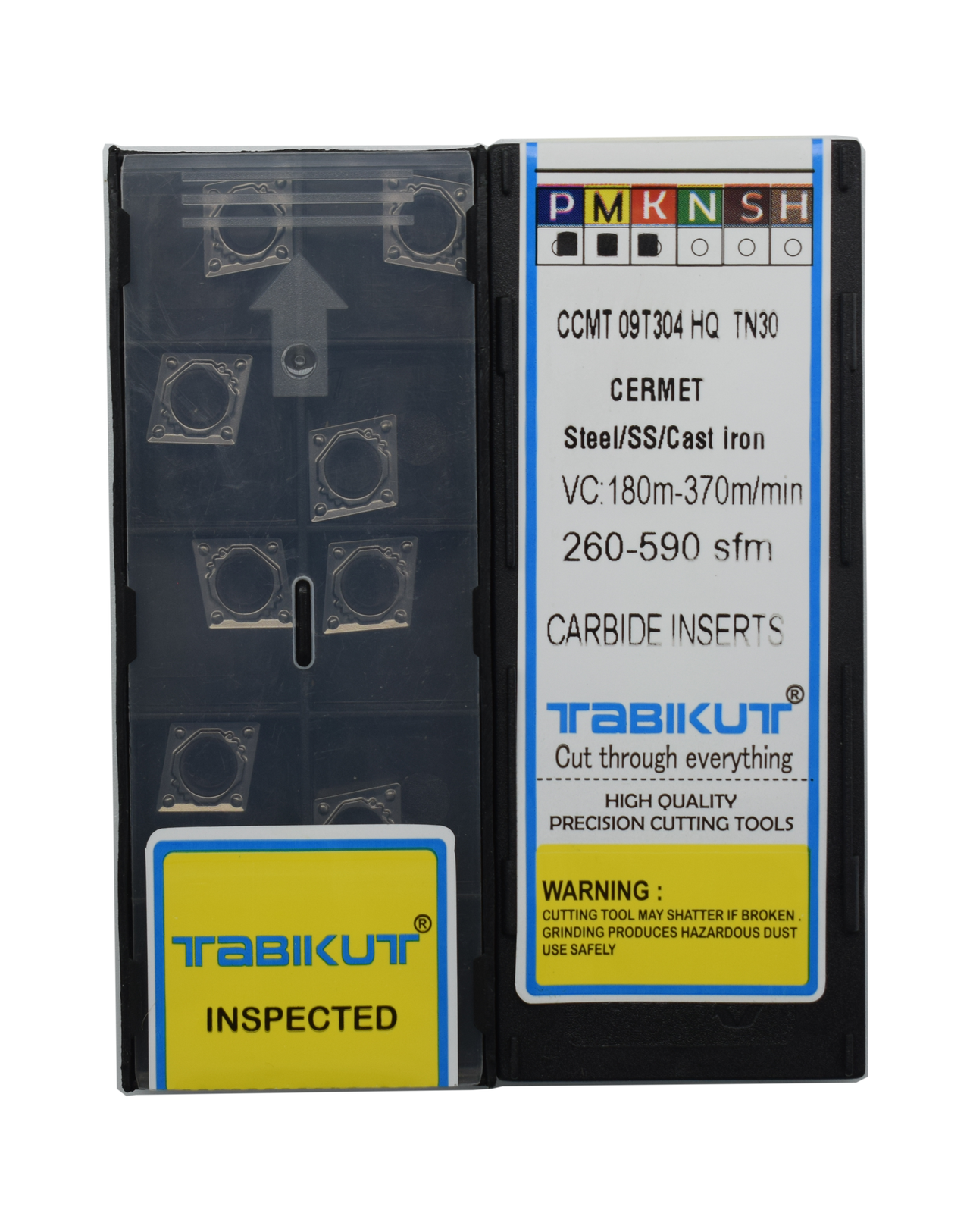 CCMT09T304/08 HQ TN30 cermet carbide insert pack of 10