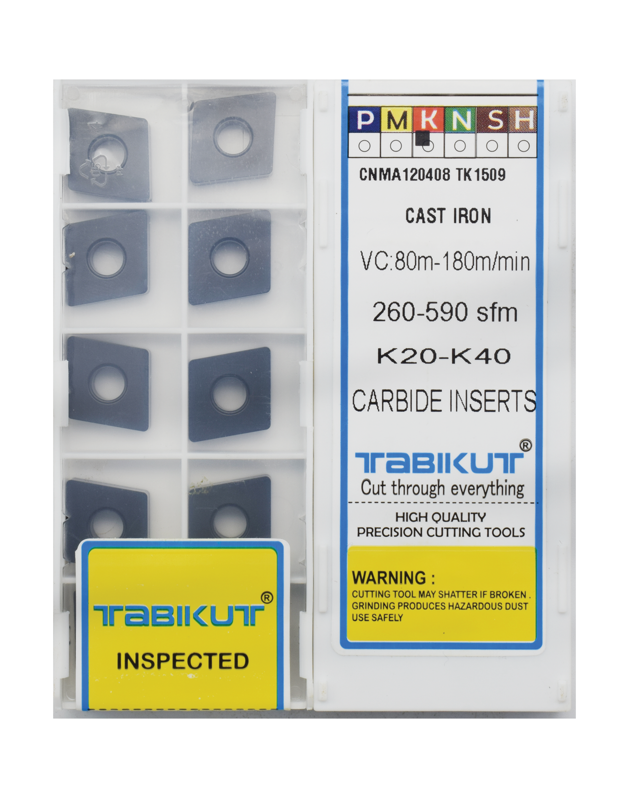 CNMA120408/12 TK1509 CAST IRON INSERT TABIKUT Pack Of 10