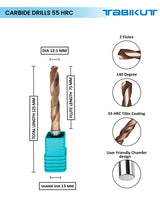 Tabikut drill 12 mm ,12.1 mm ,12.5 mm pack of 1 (1 piece as per size choosen ) (Copy)