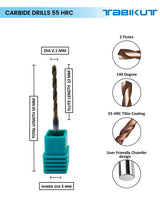 Tabikut drill 2 mm to 2.9 mm pack of 1 (1 piece as per size choosen )