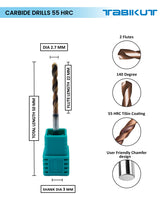 Tabikut drill 2 mm to 2.9 mm pack of 1 (1 piece as per size choosen )