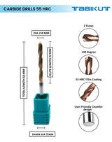 Tabikut drill 2 mm to 2.9 mm pack of 1 (1 piece as per size choosen )