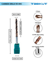 Tabikut drill 4 mm to 4.9 mm pack of 1 (1 piece as per size choosen )