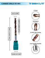 Tabikut drill 4 mm to 4.9 mm pack of 1 (1 piece as per size choosen )