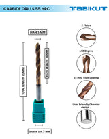 Tabikut drill 4 mm to 4.9 mm pack of 1 (1 piece as per size choosen )