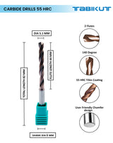 Tabikut Drill 5 mm to 5.9 mm pack of 1 (1 piece as per size choosen )