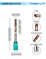 Tabikut Drill 5 mm to 5.9 mm pack of 1 (1 piece as per size choosen )