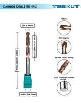 Tabikut Drill 5 mm to 5.9 mm pack of 1 (1 piece as per size choosen )