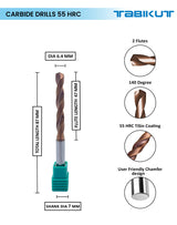 Tabikut drill 6 mm to 6.9 mm pack of 1 (1 piece as per size choosen )