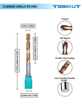 Tabikut drill 6 mm to 6.9 mm pack of 1 (1 piece as per size choosen )