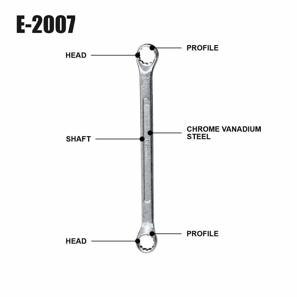 Bi-Hexagonal Ring Spanner, Box Pack, E-2007