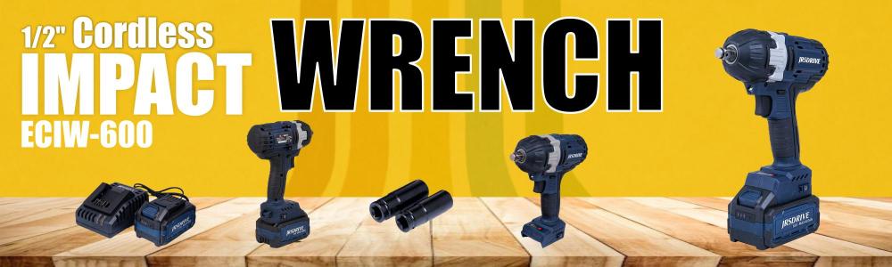 1/2" Cordless Impact Wrench-500Nm, ECIW-600