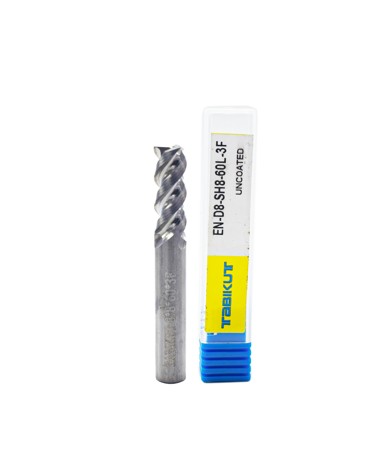 8 mm Uncoated endmill pack of 1