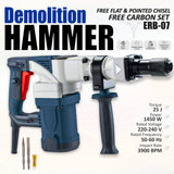 Demolition Hammer 7KG, 1450W,3900BPM ERB-07