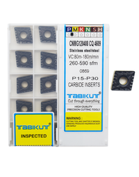 Thumbnail for CNMG120404/08/12 CQ 4609 Chipbreaker insert steel grade of Tabikut pack of 10