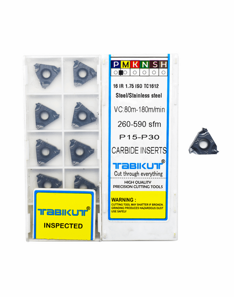 16ER/IR 1.75 ISO External/Internal Threading Insert  pack of 10