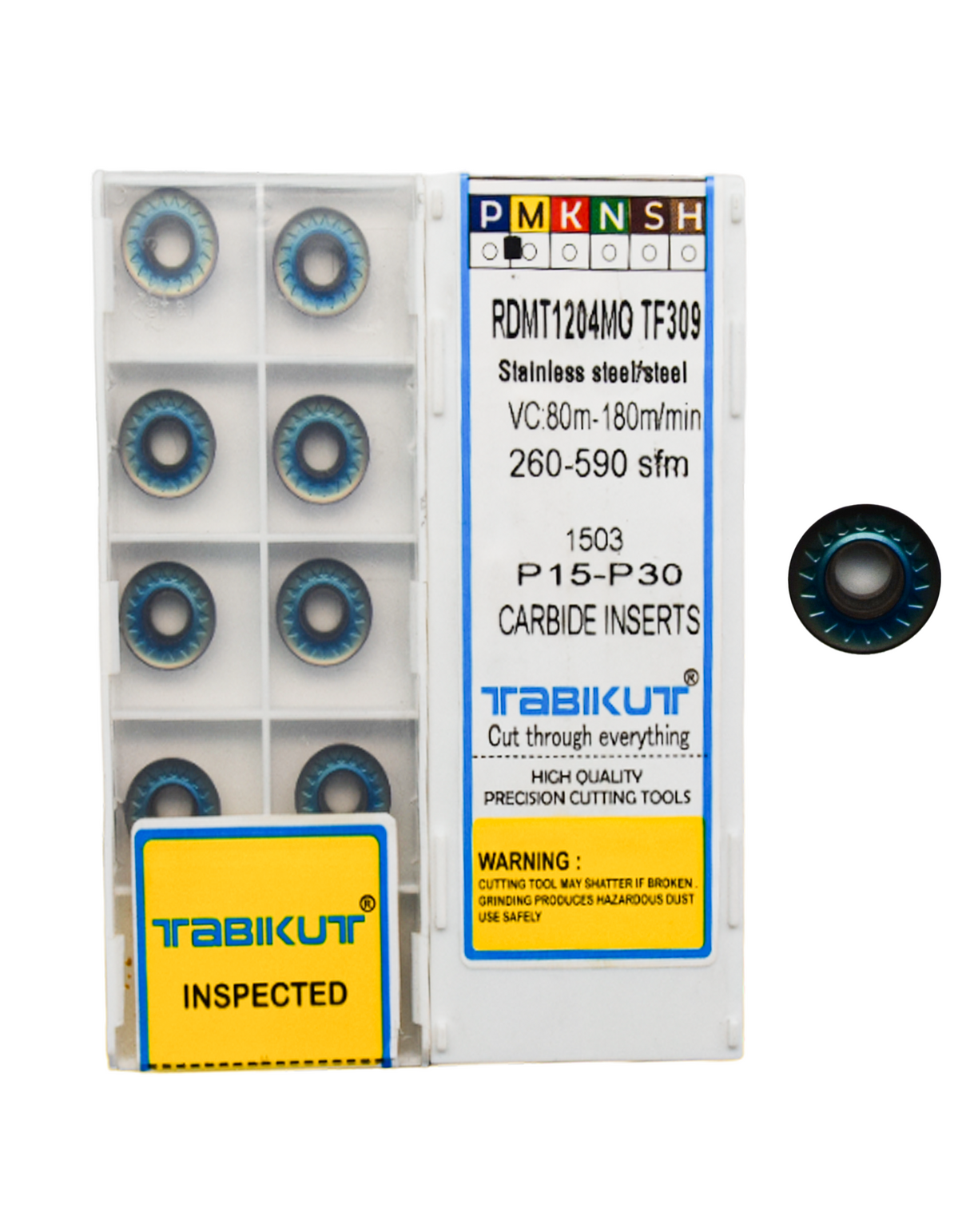 RPMT1204 TF309 Grade Tabikut R6 insert pack of 10