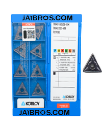 Thumbnail for Korloy TNMG160404/08 HM PC9030 carbide insert ss grade pack of 10
