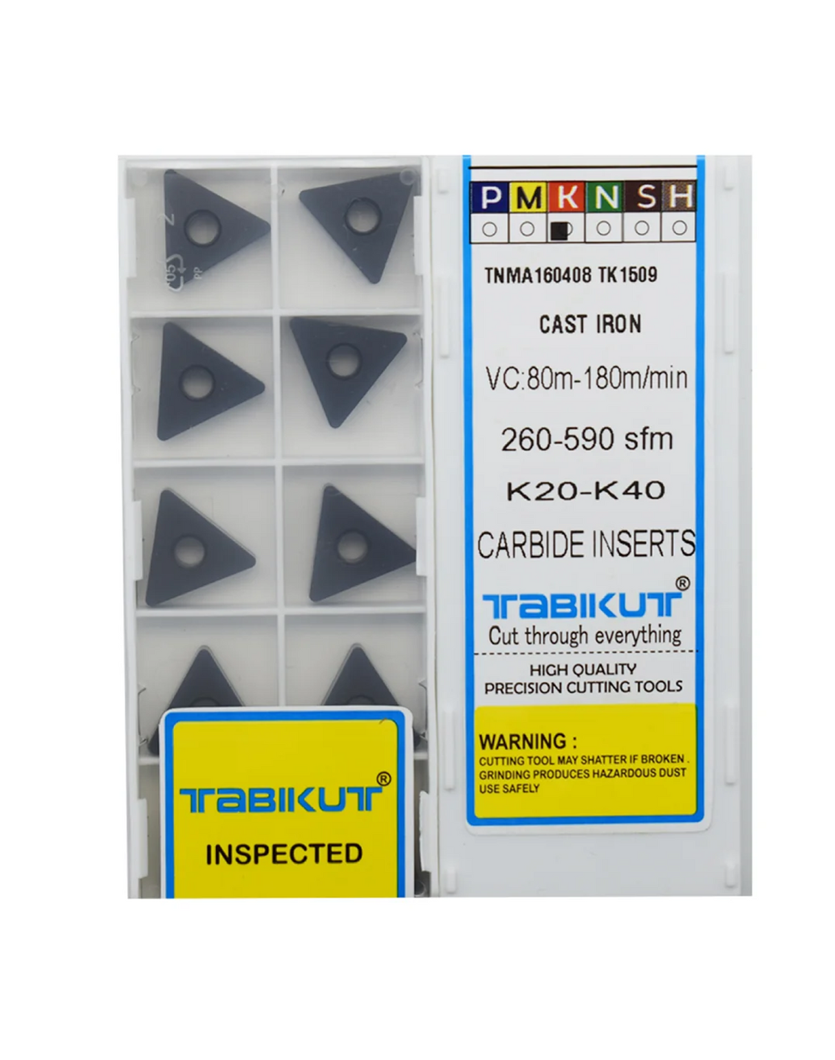 Tabikut TNMA160404/08/12 TK1509 Cast iron insert pack of 10