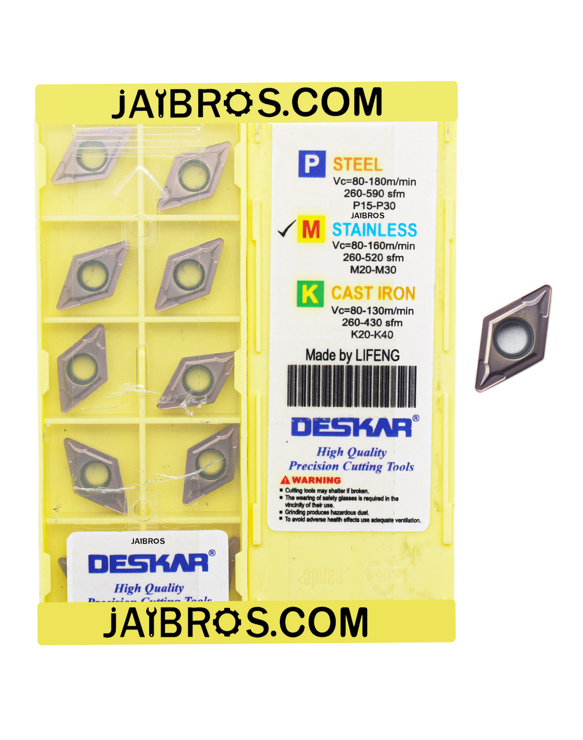 Deskar Cutting Tools & Insert, Quality Carbide Inserts for Steel – Jaibros