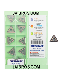 Thumbnail for Deskar TNMG160408 MS LF6118 Stainless steel grade insert pack of 10