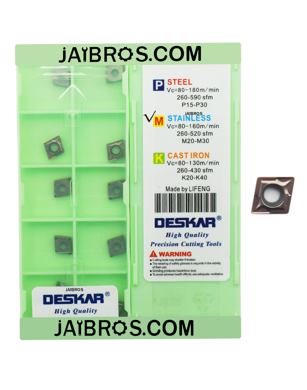 Deskar Deskar Cutting Tools & Insert, Quality Carbide Inserts for Steel – Jaibros
