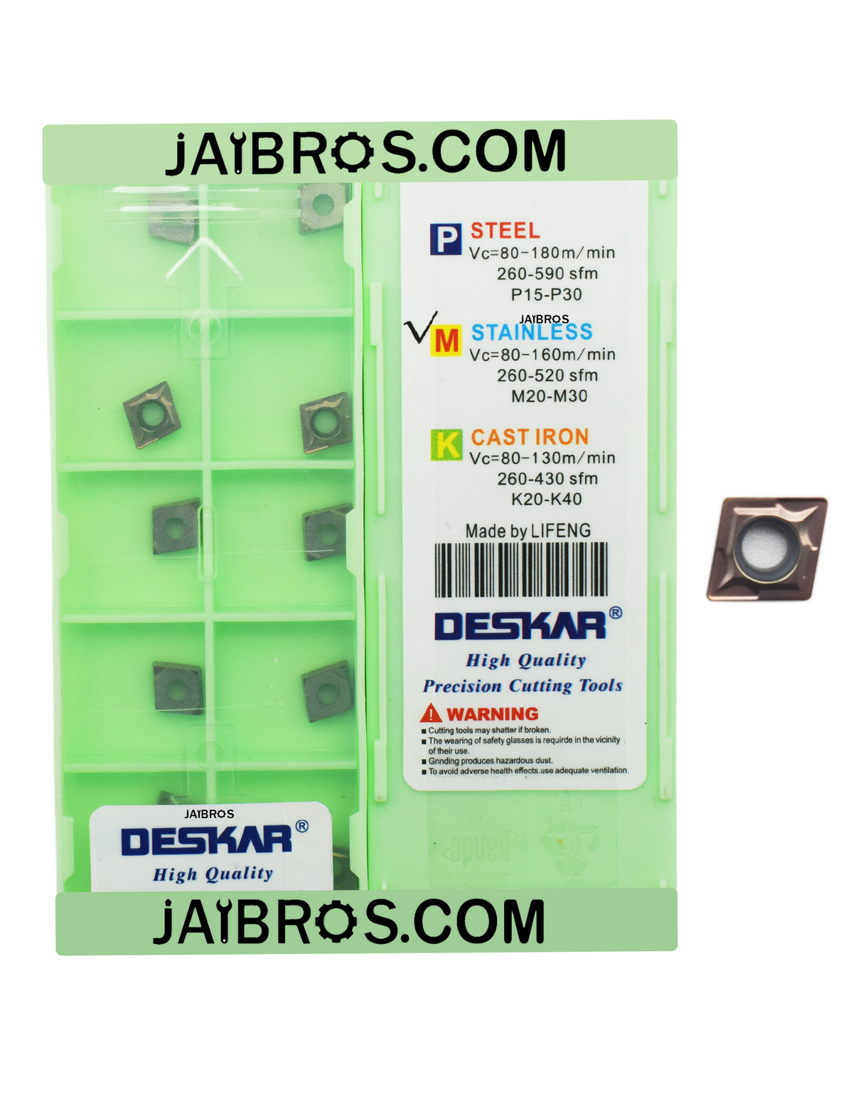 Deskar CCMT060204/08- 6018/6118 grade pack of 10