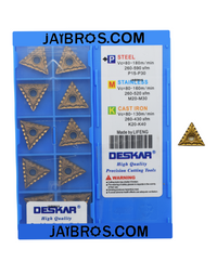 Thumbnail for Deskar TNMG160404/08/12 CQ LF9018 steel and stainless steel grade insert pack of 10