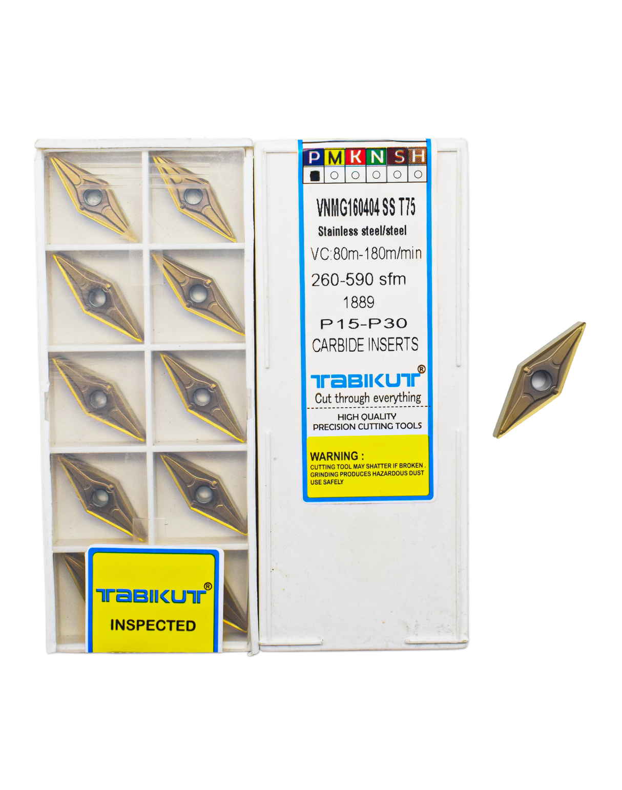 VNMG160404/08 specially stainless steel TABIKUT carbide insert (1box) pack of 10