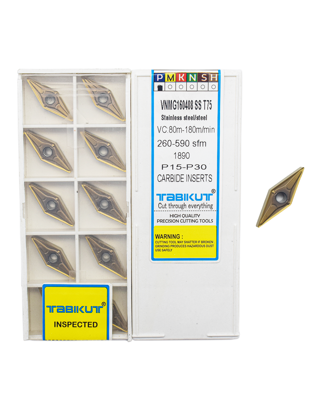 VNMG160404/08 specially stainless steel TABIKUT carbide insert (1box) pack of 10