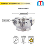 WNMU08 Cutter Dia 100 mm Pack Of 1