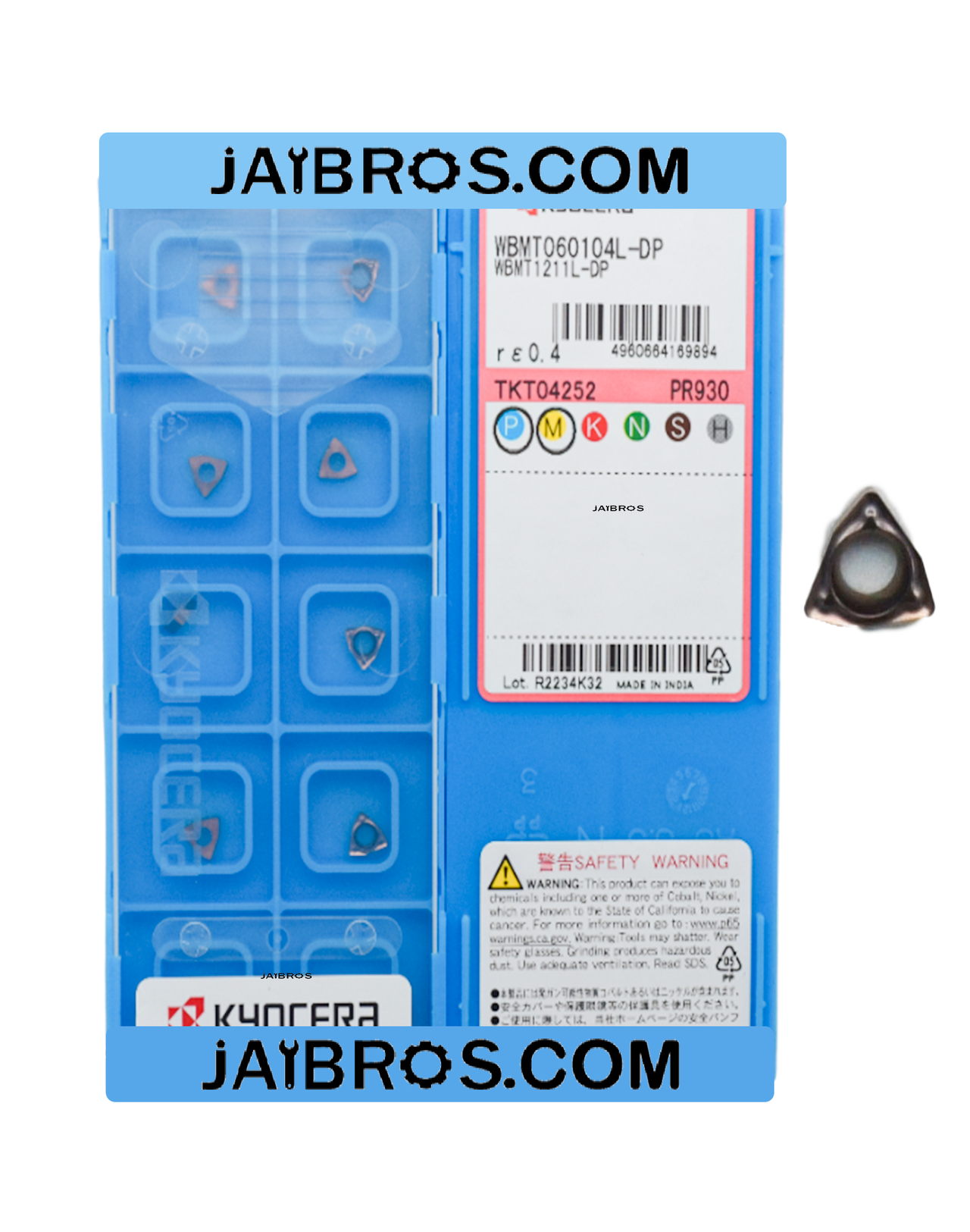 Kyocera WBMT060104R/L DP PR930 Pack of 10