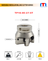 TPKN16 Milling cutter 50/63/80 mm pack of 1