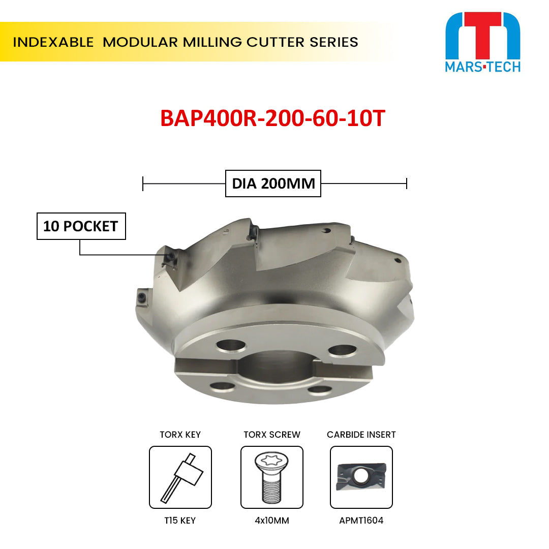 200 mm APMT16 cutter